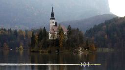 church in mountains