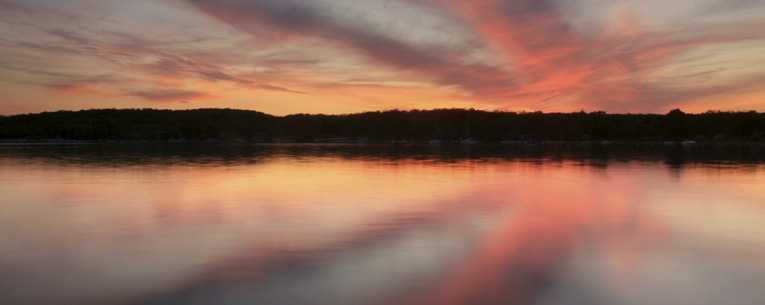 Allianz - sunset lake
