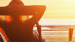 sunset beach chair