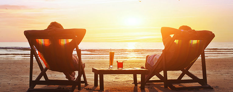 Allianz - sunset beach chair