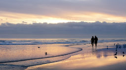 sunset couple