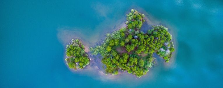 Allianz - remote island surrounded by water