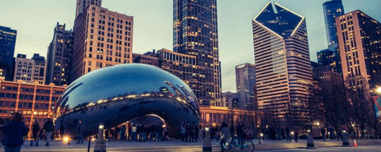 Allianz - cloud gate in chicago