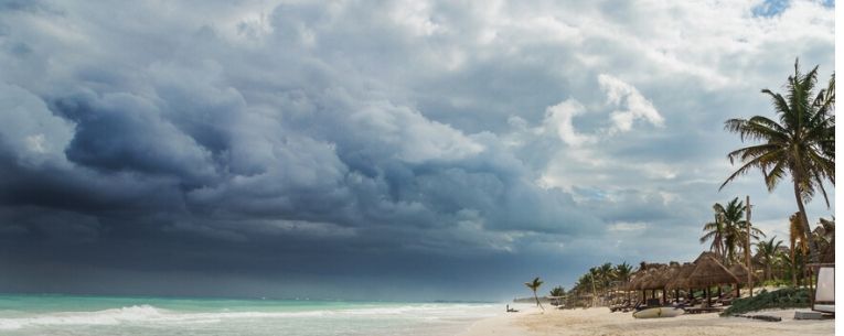 Allianz - A hurricane into the Caribbean Sea, the Mexican Gulf