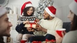 opening gifts for the holidays