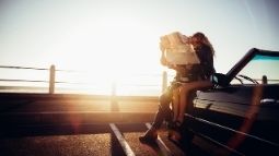 travelers looking at a map