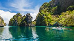 Lagoon in the Philippines