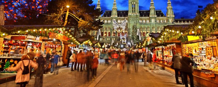 Allianz - Christmas Market in Vienna, Austria 