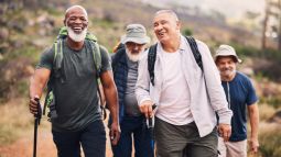 seniors hiking